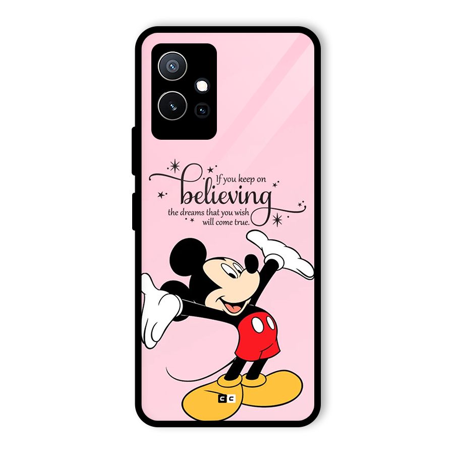 Believing Dreams Glass Back Case for Vivo Y75 5G