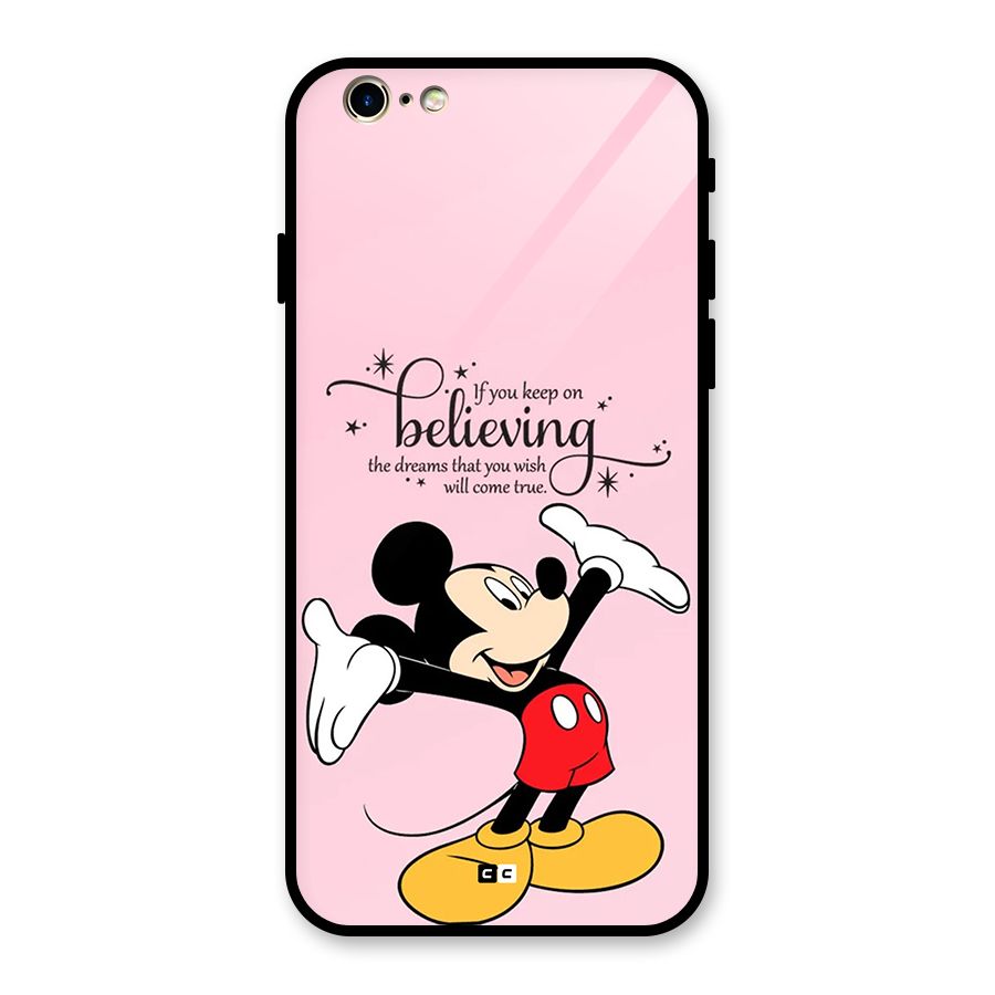 Believing Dreams Glass Back Case for iPhone 6 6S