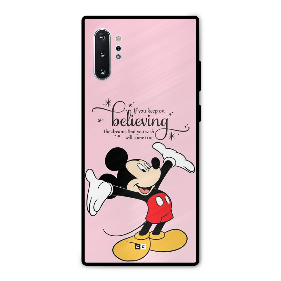 Believing Dreams Metal Back Case for Galaxy Note 10 Plus