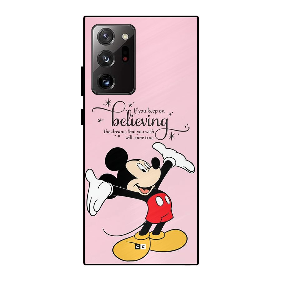 Believing Dreams Metal Back Case for Galaxy Note 20 Ultra 5G
