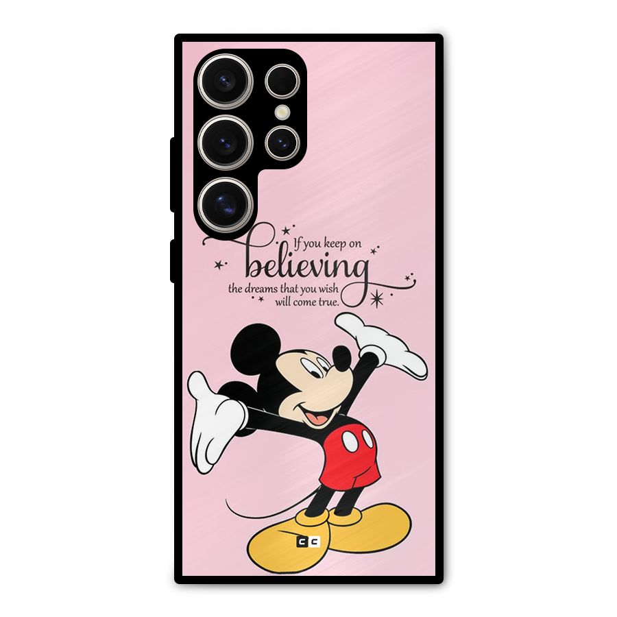 Believing Dreams Metal Back Case for Galaxy S24 Ultra