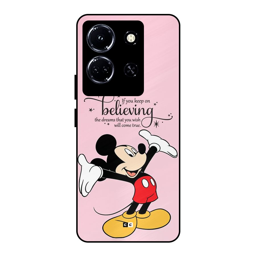 Believing Dreams Metal Back Case for Infinix Note 30 5G