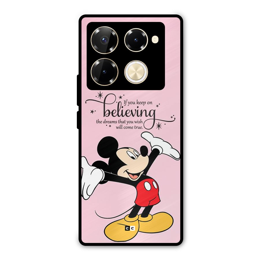 Believing Dreams Metal Back Case for Infinix Note 40 Pro