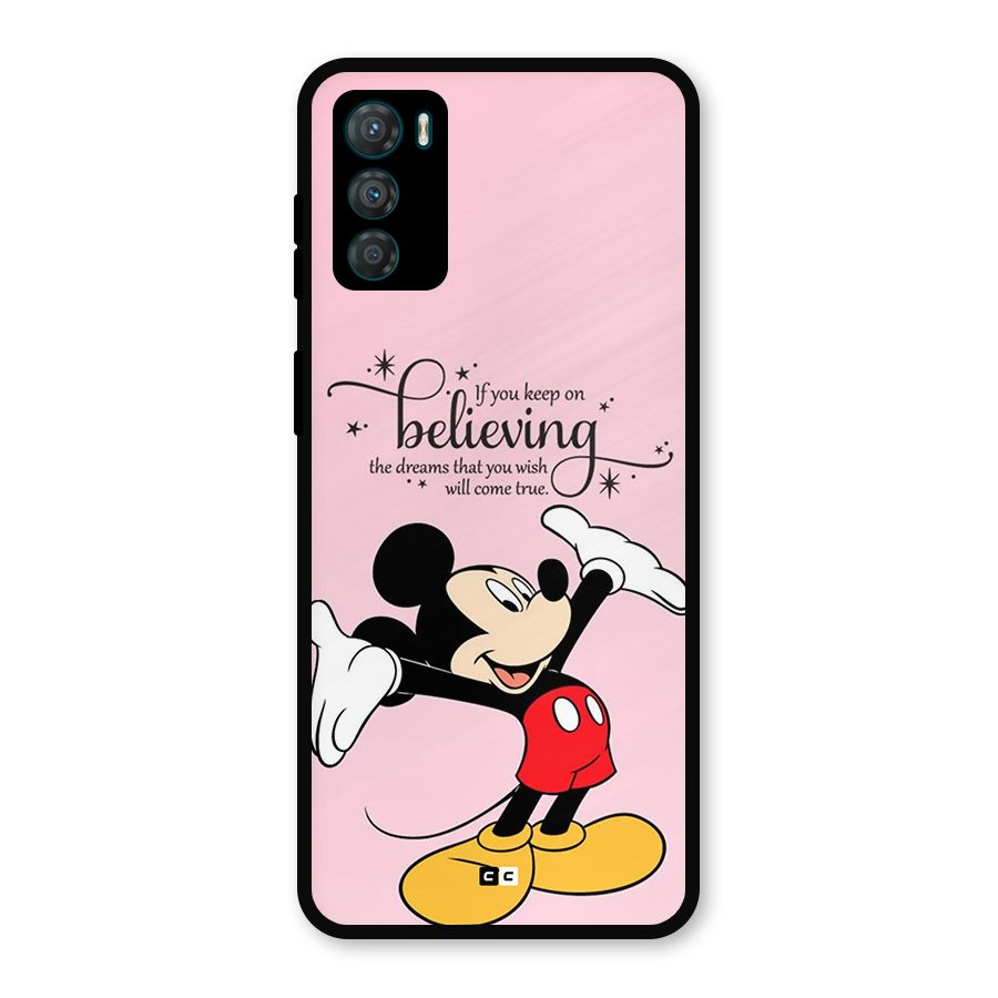 Believing Dreams Metal Back Case for Moto G42