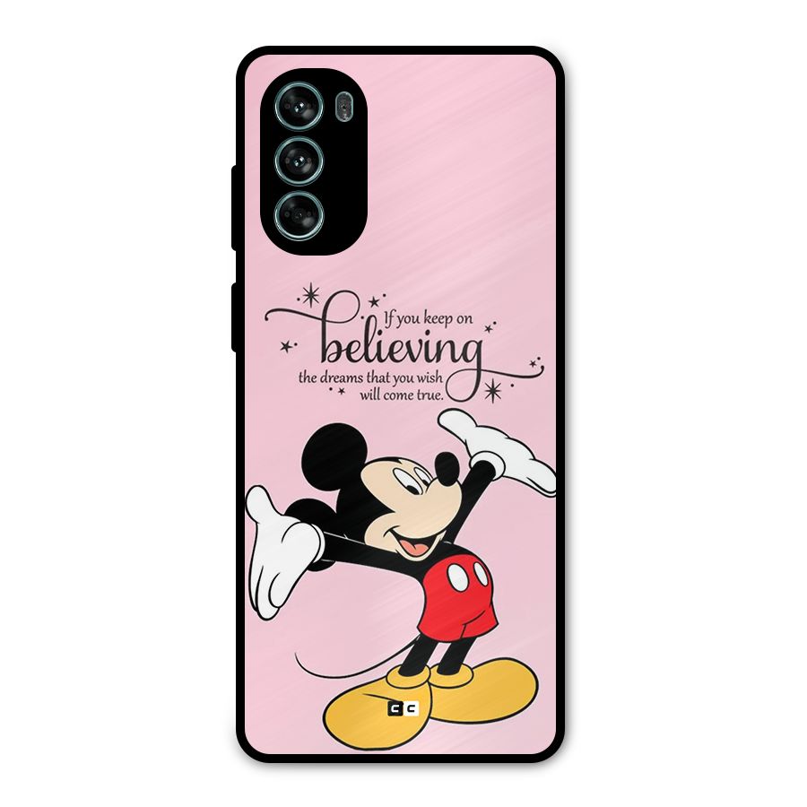 Believing Dreams Metal Back Case for Moto G62