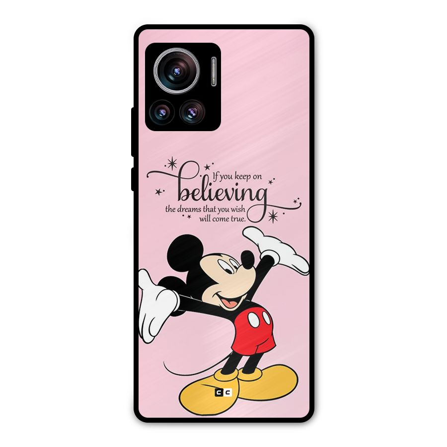 Believing Dreams Metal Back Case for Motorola Edge 30 Ultra