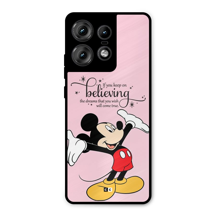 Believing Dreams Metal Back Case for Motorola Edge 50 Pro