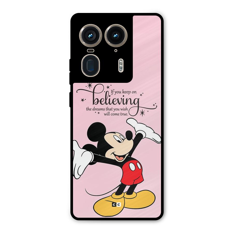 Believing Dreams Metal Back Case for Motorola Edge 50 Ultra