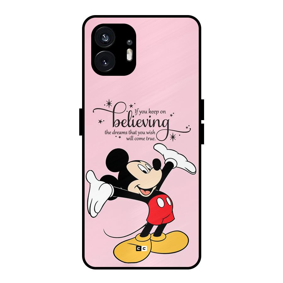 Believing Dreams Metal Back Case for Nothing Phone 2