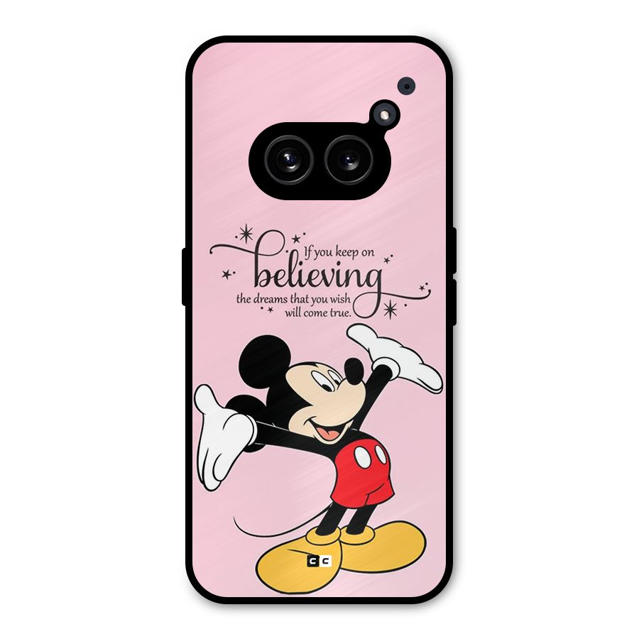 Believing Dreams Metal Back Case for Nothing Phone 2a