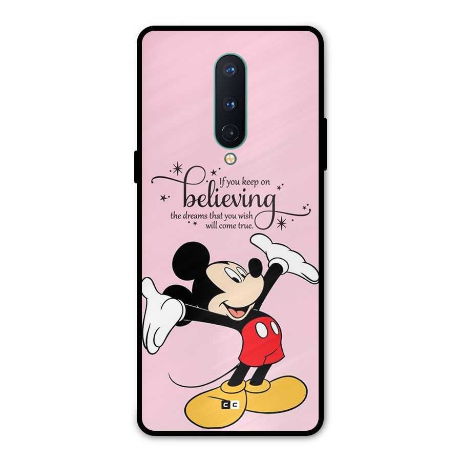 Believing Dreams Metal Back Case for OnePlus 8