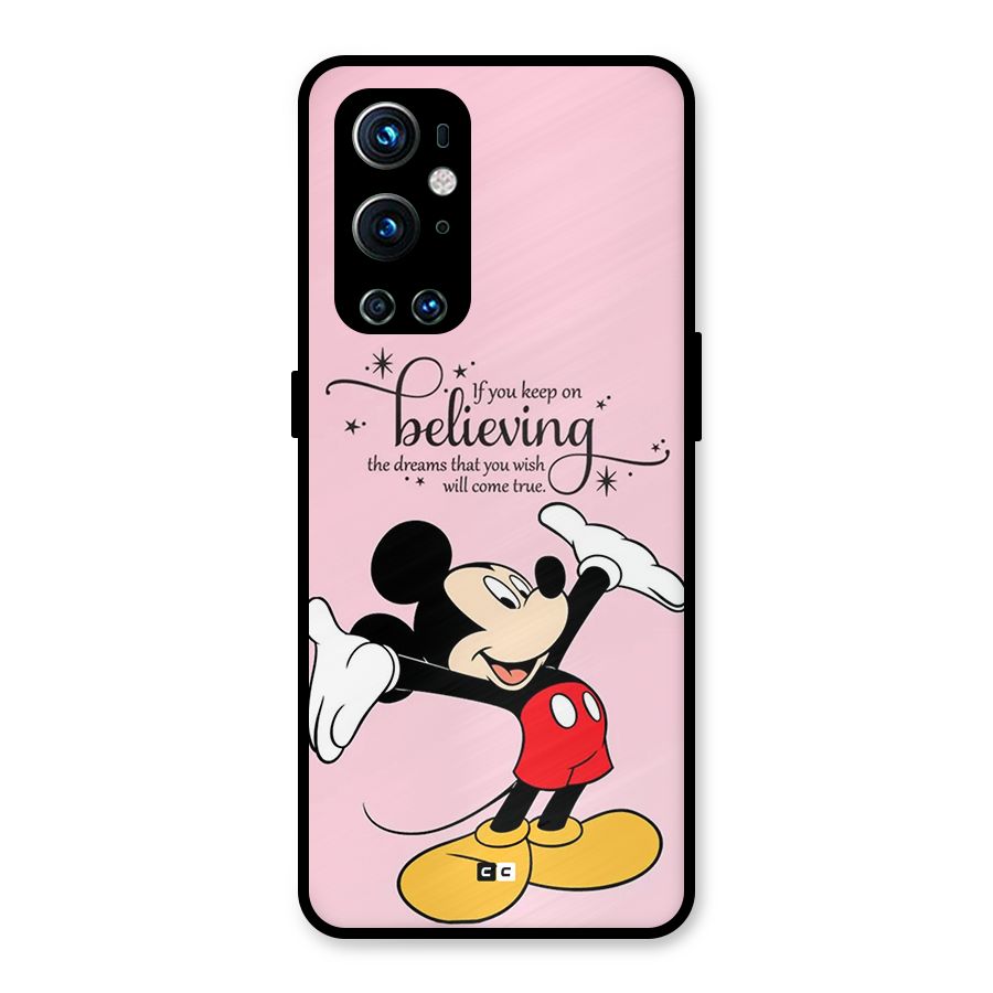 Believing Dreams Metal Back Case for OnePlus 9 Pro