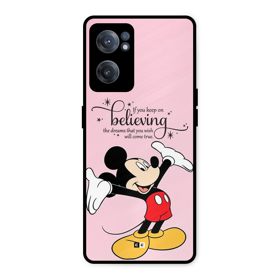 Believing Dreams Metal Back Case for OnePlus Nord CE 2 5G