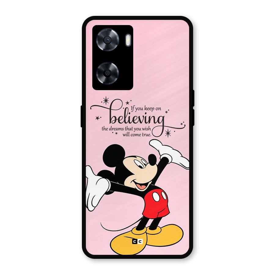 Believing Dreams Metal Back Case for OnePlus Nord N20 SE