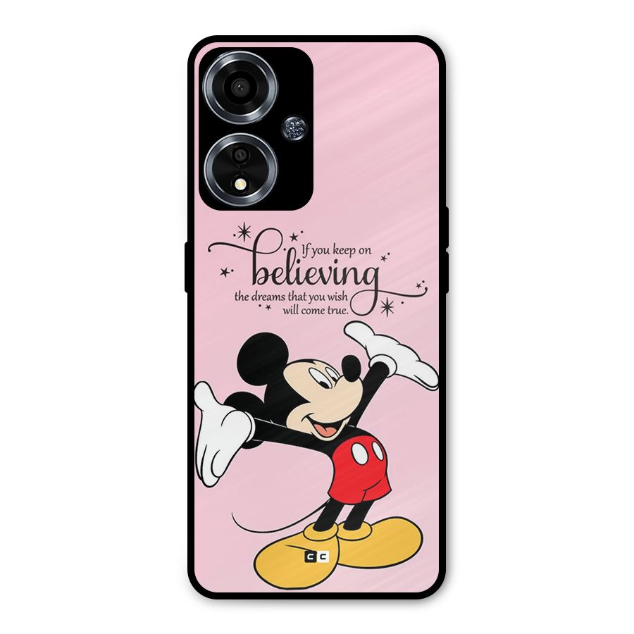 Believing Dreams Metal Back Case for Oppo A59