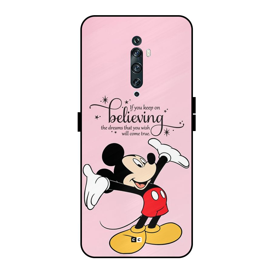 Believing Dreams Metal Back Case for Oppo Reno2 Z