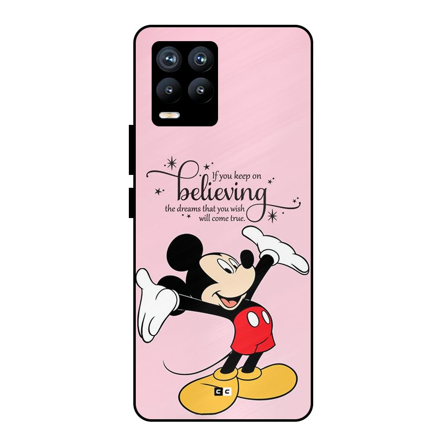 Believing Dreams Metal Back Case for Realme 8 Pro
