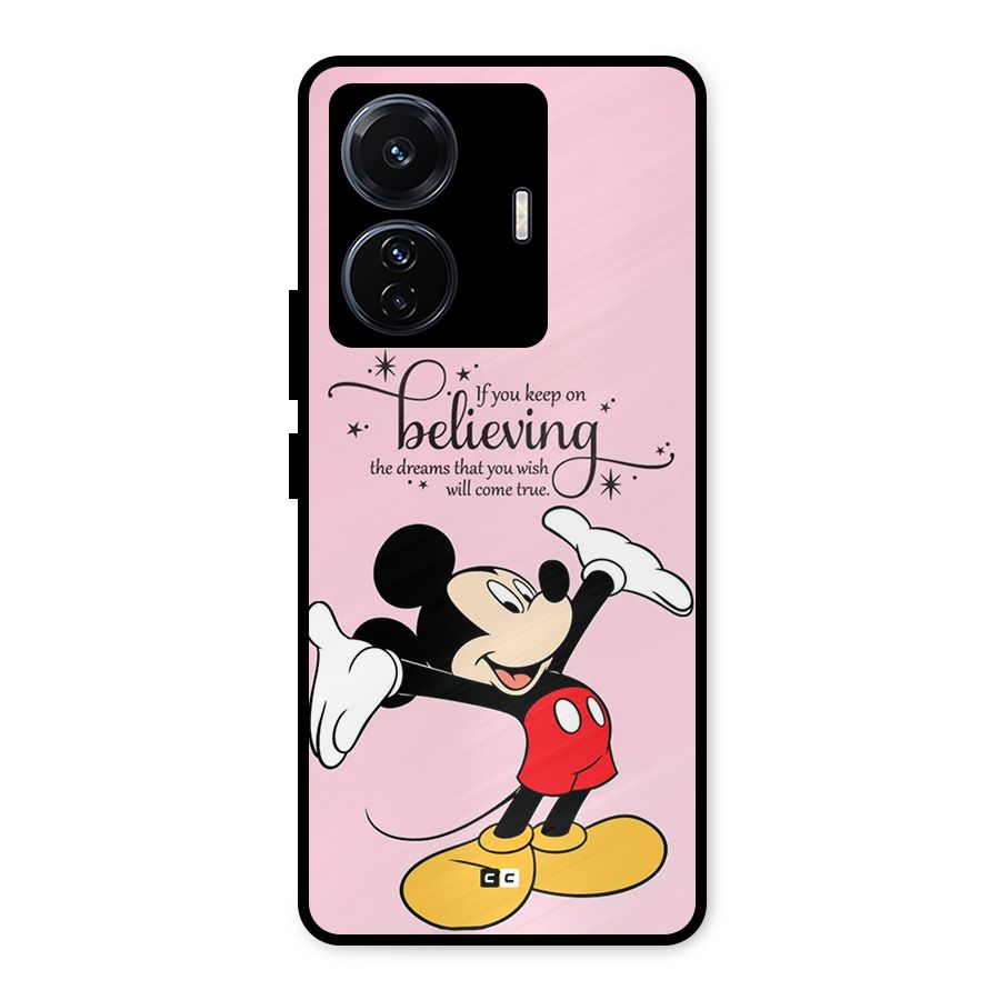 Believing Dreams Metal Back Case for Vivo T1 Pro