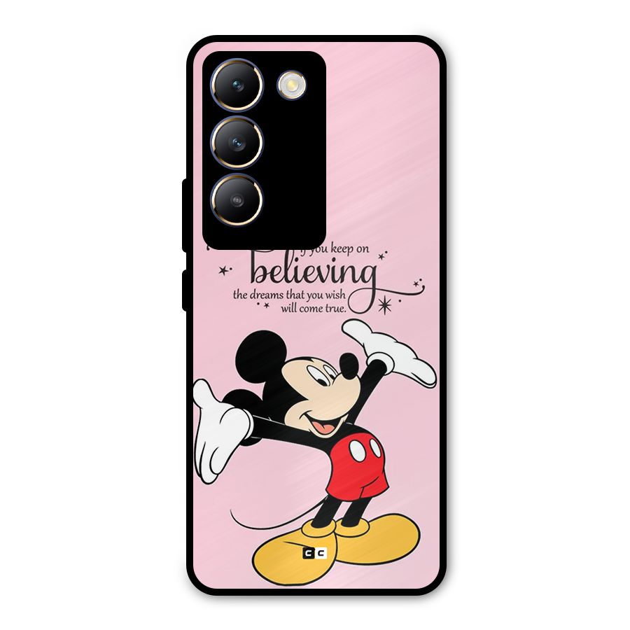 Believing Dreams Metal Back Case for Vivo T3 5G