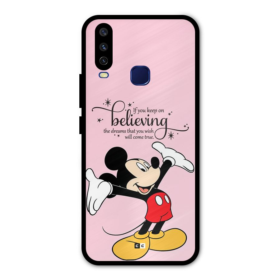 Believing Dreams Metal Back Case for Vivo U10
