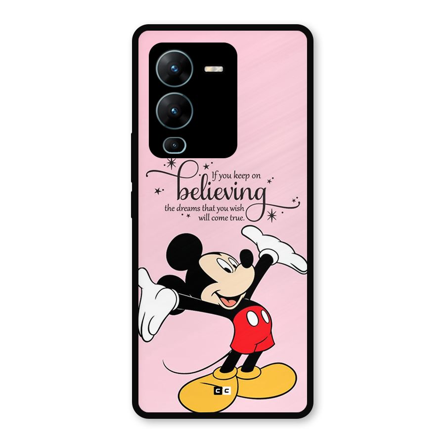 Believing Dreams Metal Back Case for Vivo V25 Pro