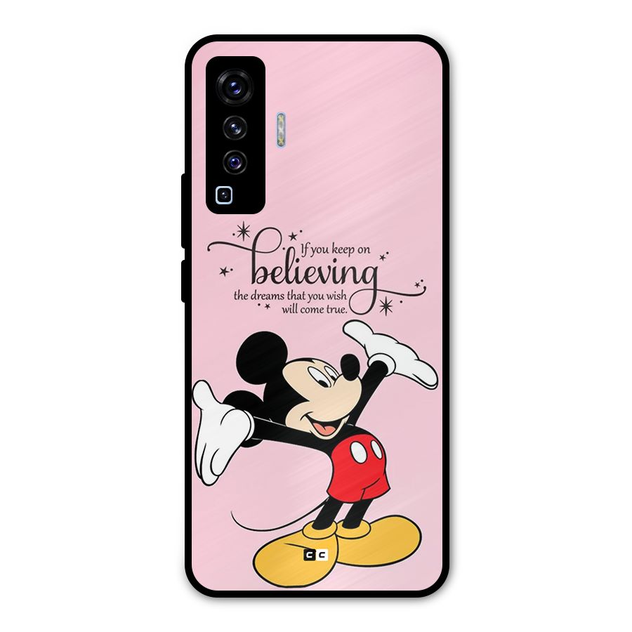 Believing Dreams Metal Back Case for Vivo X50