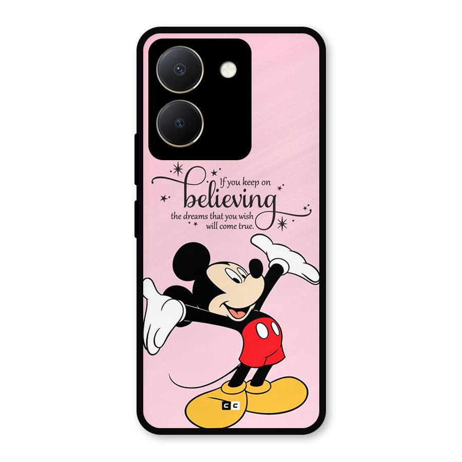 Believing Dreams Metal Back Case for Vivo Y36