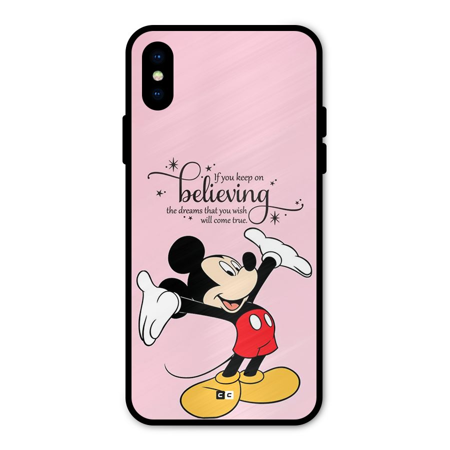 Believing Dreams Metal Back Case for iPhone XS