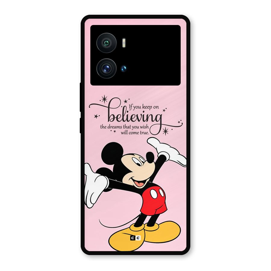 Believing Dreams Metal Back Case for iQOO 9 Pro