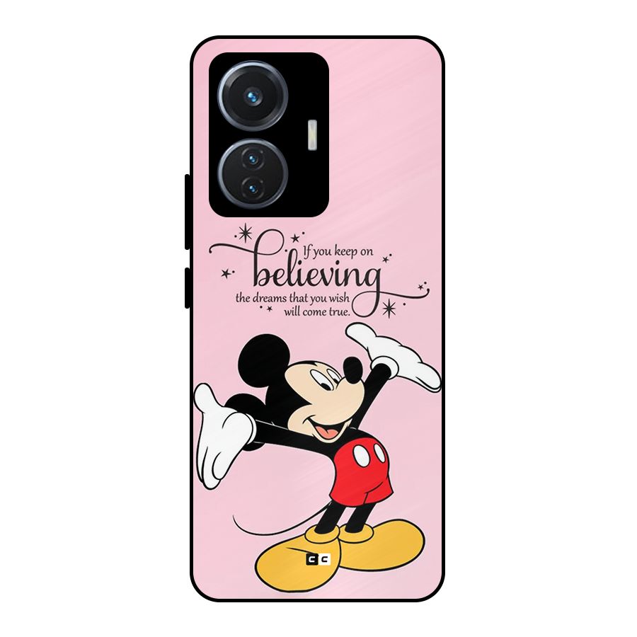 Believing Dreams Metal Back Case for iQOO Z6 44W