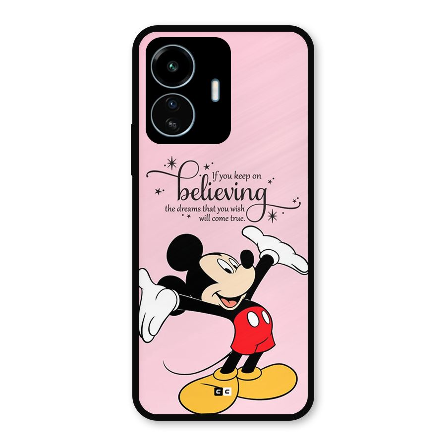 Believing Dreams Metal Back Case for vivo iQOO Z6 Lite 5G