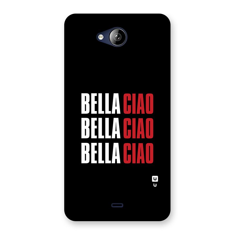 Bella Ciao Bella Ciao Bella Ciao Back Case for Canvas Play Q355