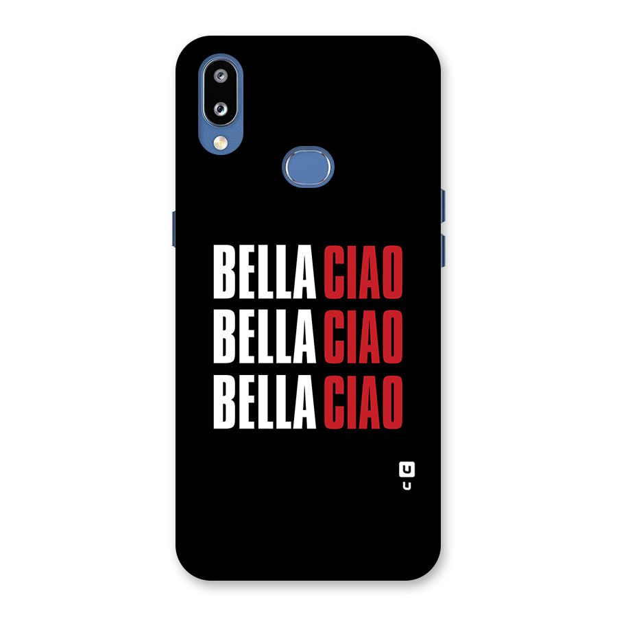 Bella Ciao Bella Ciao Bella Ciao Back Case for Galaxy M01s