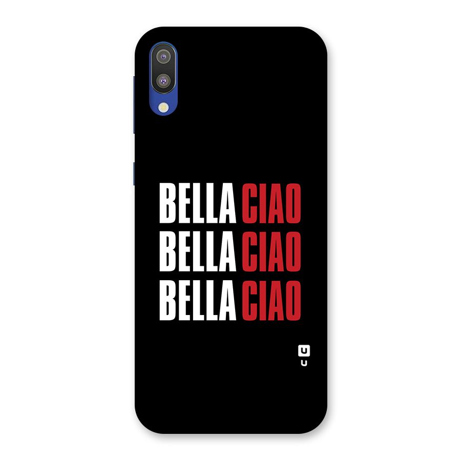 Bella Ciao Bella Ciao Bella Ciao Back Case for Galaxy M10