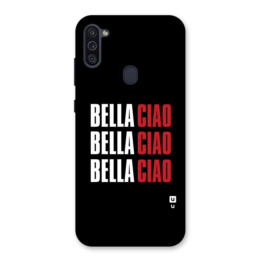 Bella Ciao Bella Ciao Bella Ciao Back Case for Galaxy M11