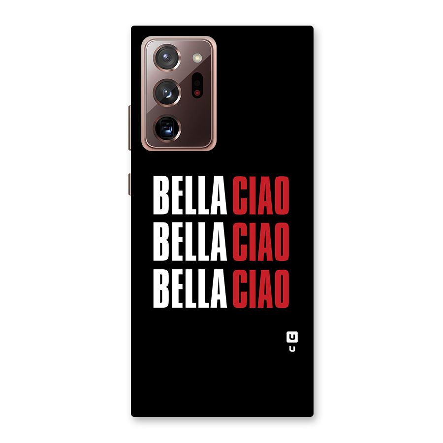 Bella Ciao Bella Ciao Bella Ciao Back Case for Galaxy Note 20 Ultra