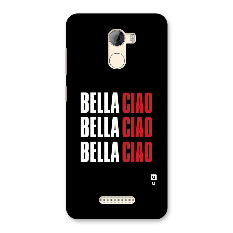 Bella Ciao Bella Ciao Bella Ciao Back Case for Gionee A1 LIte