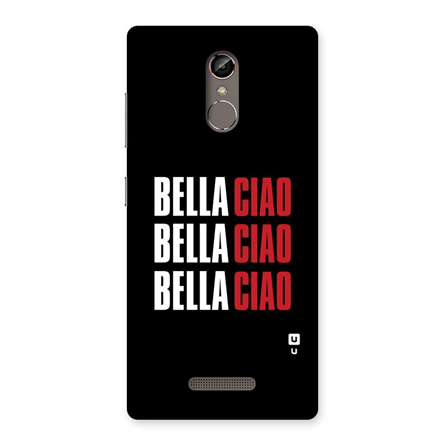 Bella Ciao Bella Ciao Bella Ciao Back Case for Gionee S6s
