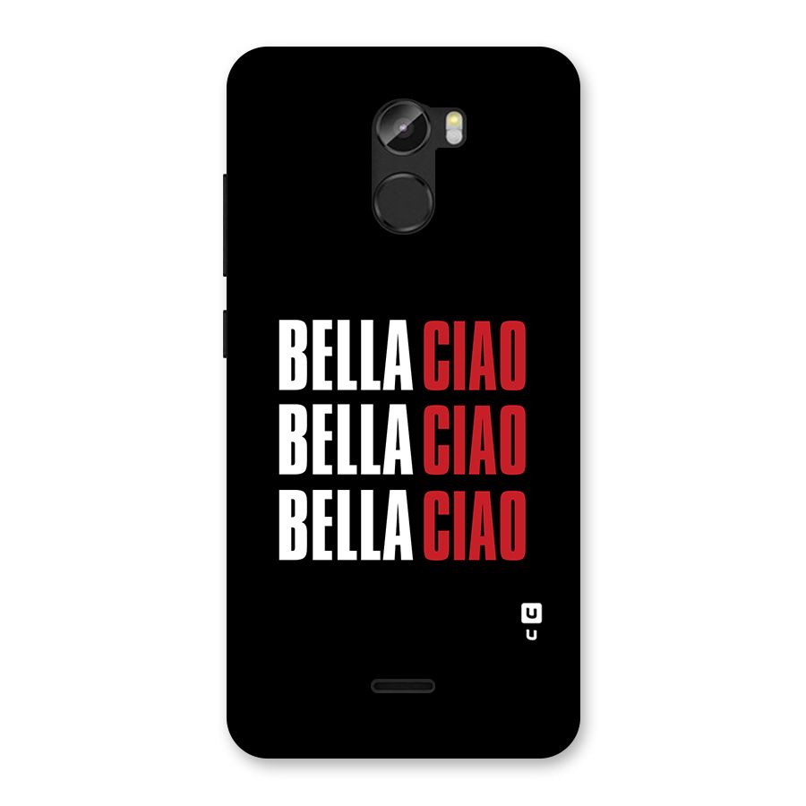 Bella Ciao Bella Ciao Bella Ciao Back Case for Gionee X1