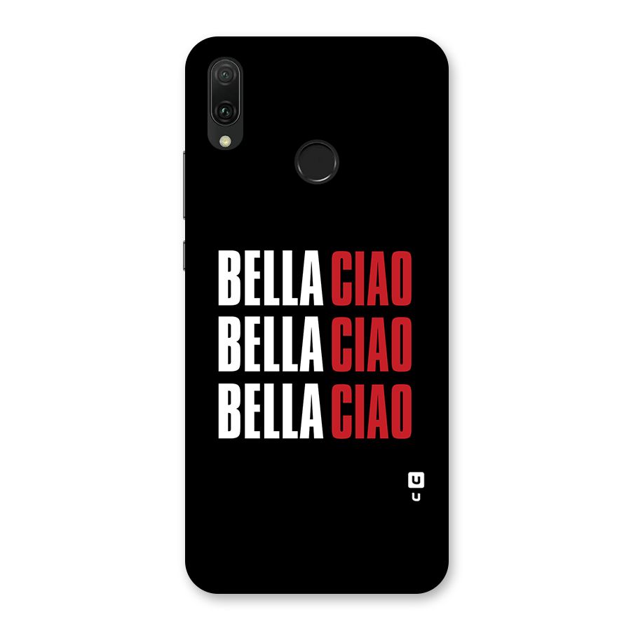 Bella Ciao Bella Ciao Bella Ciao Back Case for Huawei Y9 (2019)