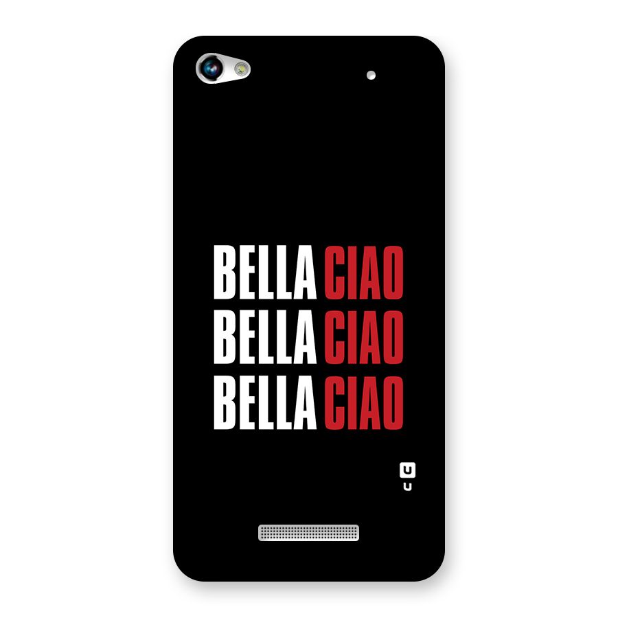 Bella Ciao Bella Ciao Bella Ciao Back Case for Micromax Hue 2