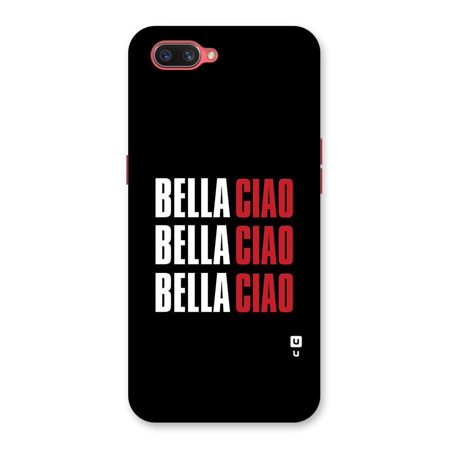 Bella Ciao Bella Ciao Bella Ciao Back Case for Oppo A3s