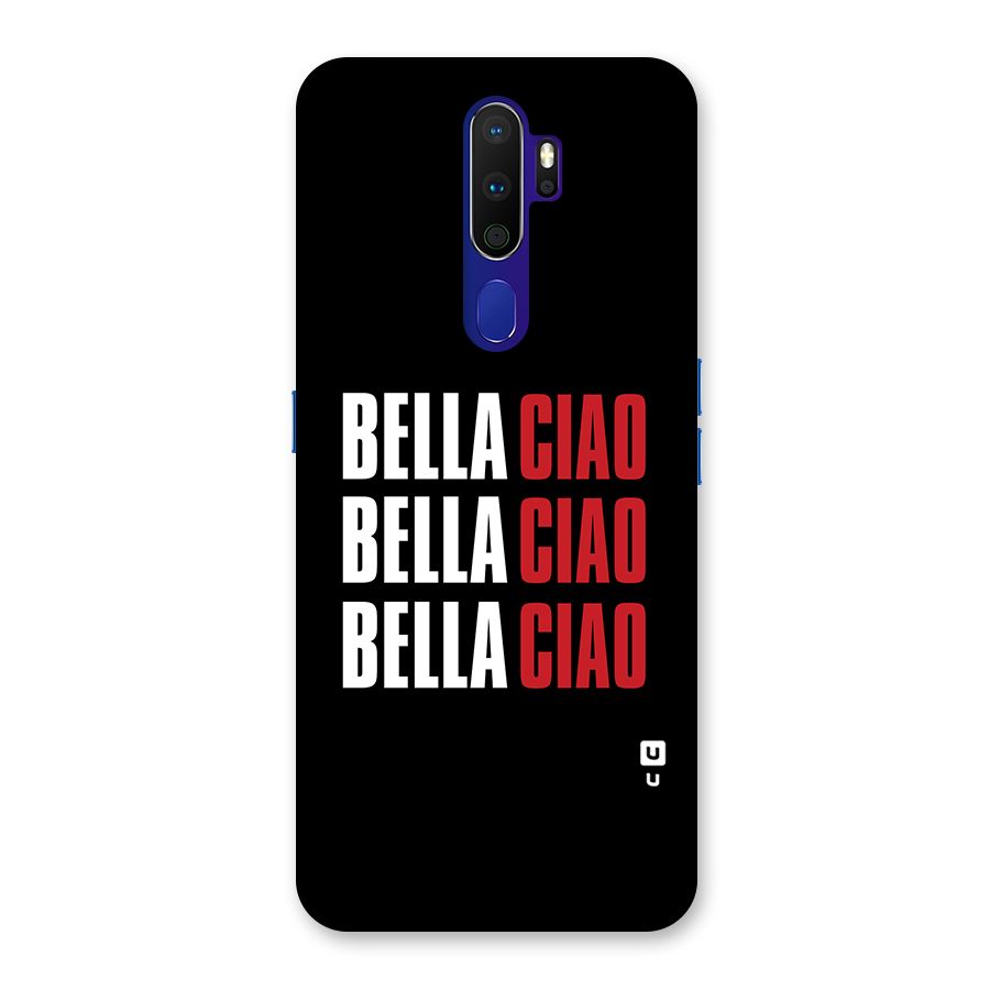 Bella Ciao Bella Ciao Bella Ciao Back Case for Oppo A9 (2020)