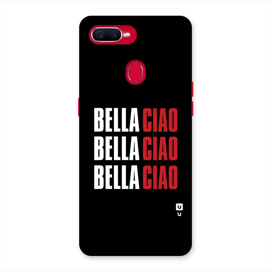 Bella Ciao Bella Ciao Bella Ciao Back Case for Oppo F9 Pro