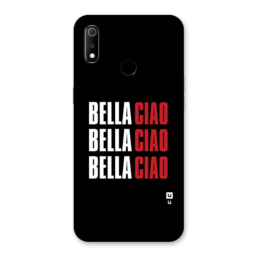 Bella Ciao Bella Ciao Bella Ciao Back Case for Realme 3