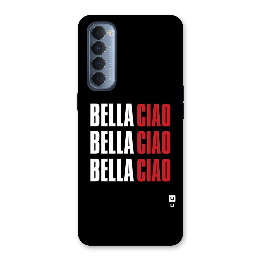 Bella Ciao Bella Ciao Bella Ciao Back Case for Reno4 Pro