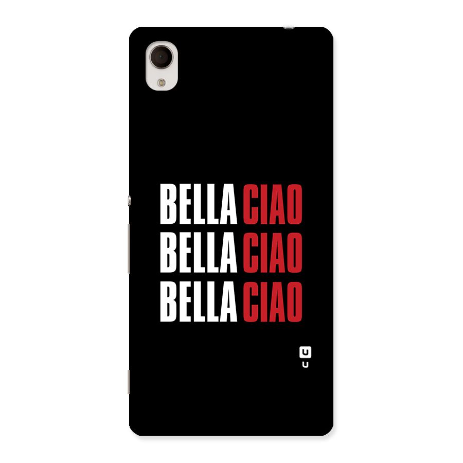 Bella Ciao Bella Ciao Bella Ciao Back Case for Sony Xperia M4