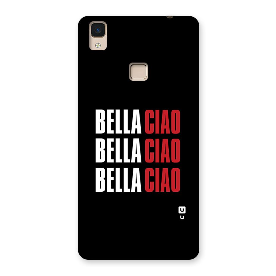 Bella Ciao Bella Ciao Bella Ciao Back Case for V3 Max