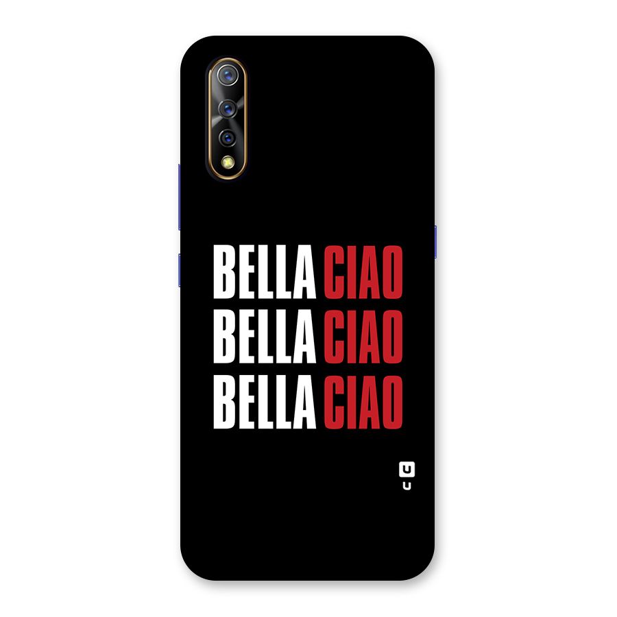 Bella Ciao Bella Ciao Bella Ciao Back Case for Vivo S1