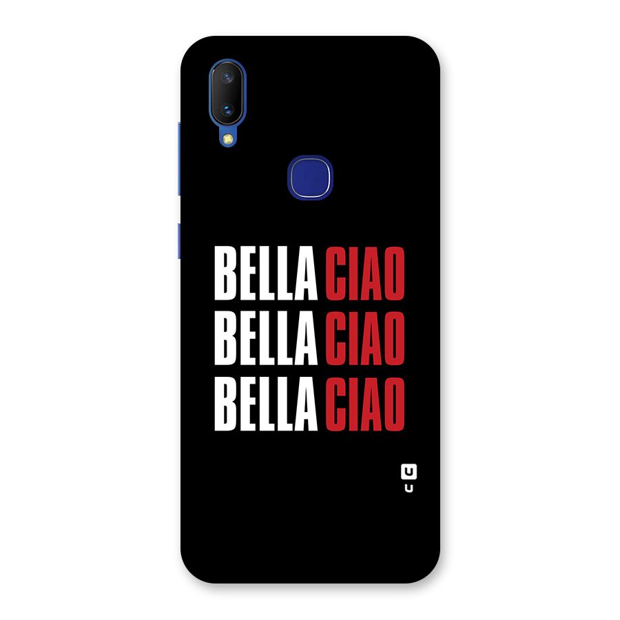 Bella Ciao Bella Ciao Bella Ciao Back Case for Vivo V11